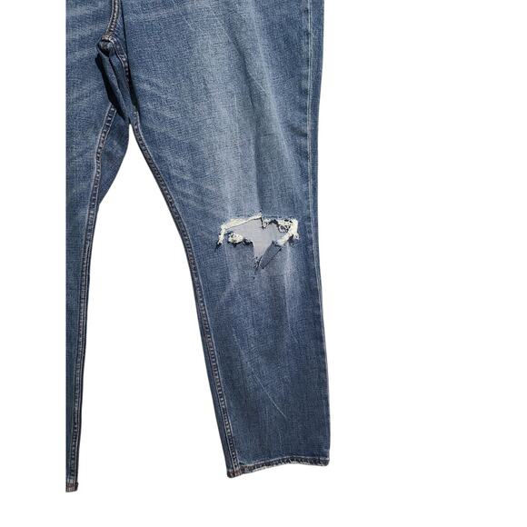 A & F The 90s Slim Straight Ultra High Rise Curve Love Jeans Size 34S NWT - Picture 4 of 6